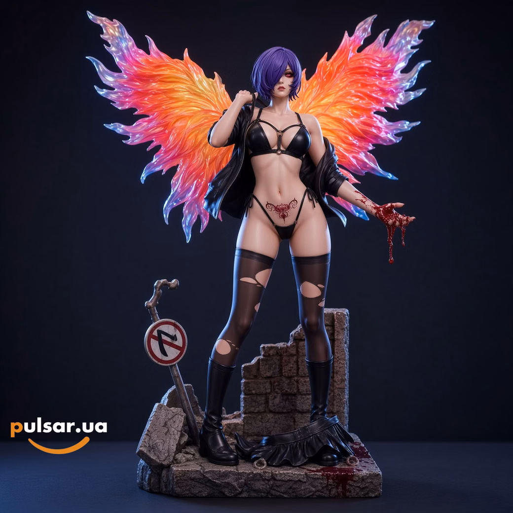 Оригінальна аніме фігурка «FOX STUDIO – Tokyo Ghoul Touka Kirishima 1/6 Scale Resin Statue», фото 7