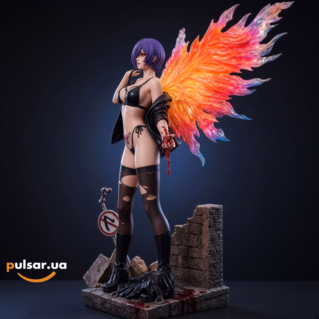 Оригінальна аніме фігурка «FOX STUDIO – Tokyo Ghoul Touka Kirishima 1/6 Scale Resin Statue», фото 8