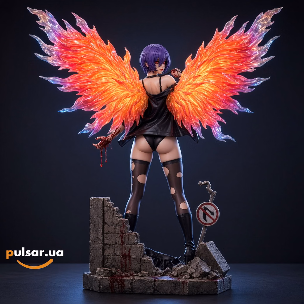 Оригінальна аніме фігурка «FOX STUDIO – Tokyo Ghoul Touka Kirishima 1/6 Scale Resin Statue», фото 9