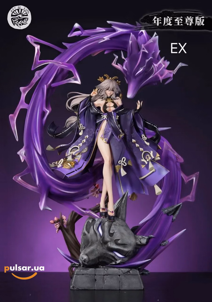 Оригінальна аніме фігурка  «Art of EDEN Studio   Genshin Impact   Yae Miko – Dark Ver. –1/4 Resin Statue»