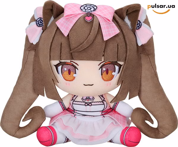 Оригінальна м'яка іграшка  «Chocopuni Plushie Nekopara Sekai Connect Chocola Idol Outfit Ver.»