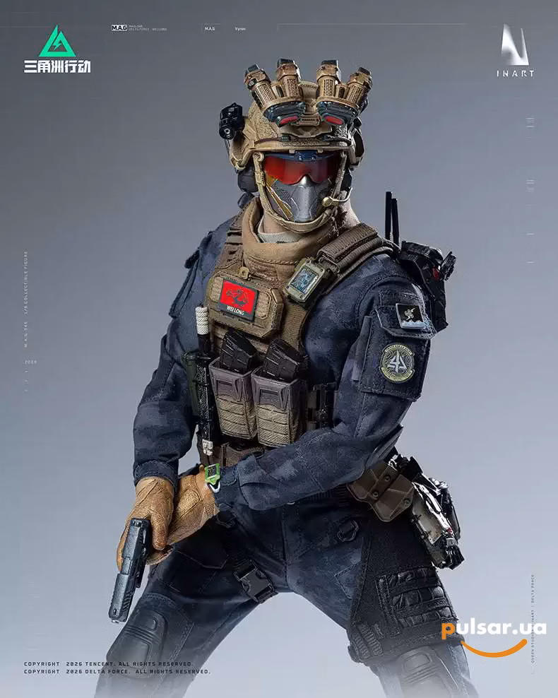 Оригінальна sci-fi фігурка «1/6 Scale Vyron-Delta Force-INART Studio», фото 3