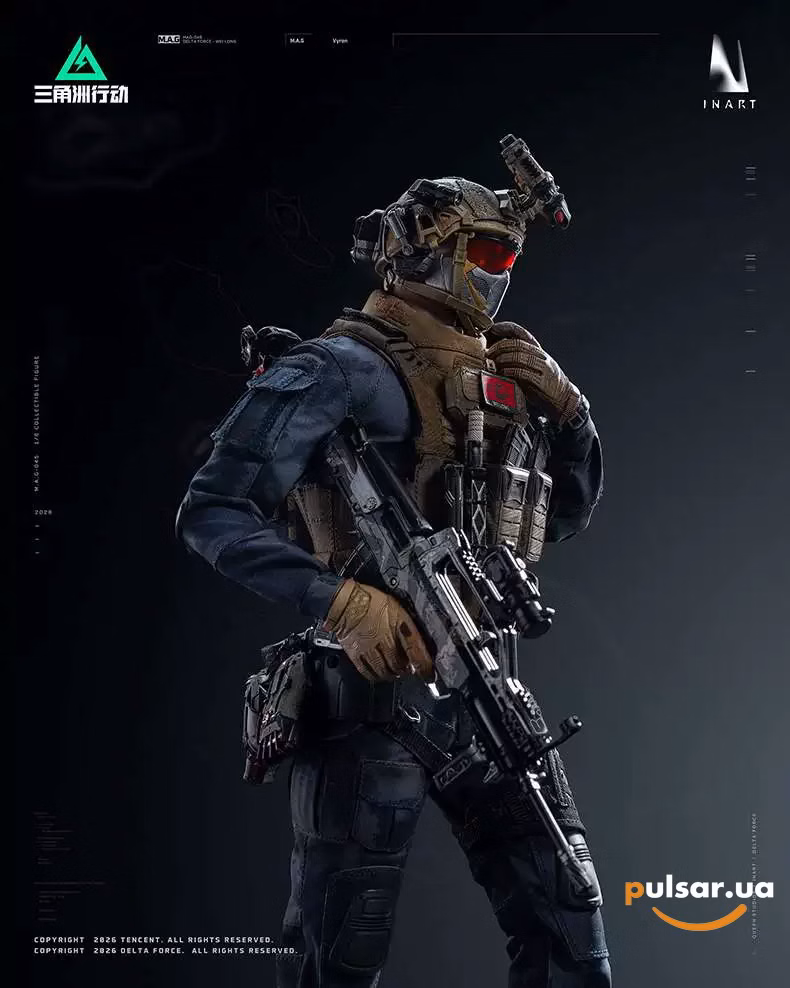 Оригінальна sci-fi фігурка «1/6 Scale Vyron-Delta Force-INART Studio», фото 8