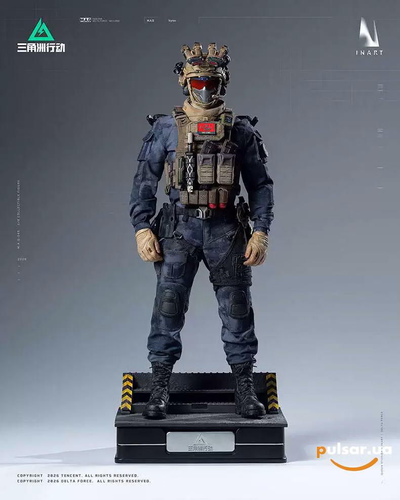 Оригінальна sci-fi фігурка «1/6 Scale Vyron-Delta Force-INART Studio»