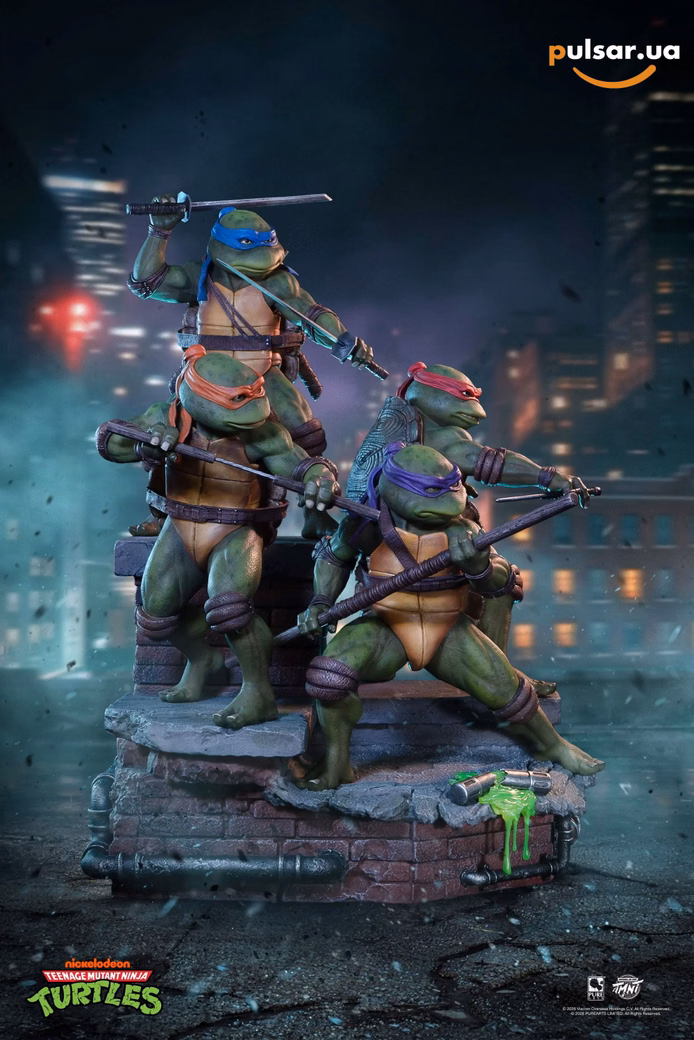Оригінальна sci-fi фігурка  «1/6 Scale MOVIE DIORAMA Teenage Mutant Ninja Turtles-Purearts Studio», фото 8
