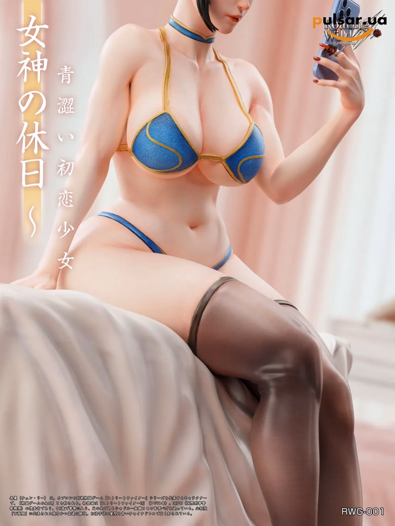 Оригинальная sci-fi фигурка «1/4 Scale ChunLi-Street Fighter-Roaring Wild Studio», фото 3