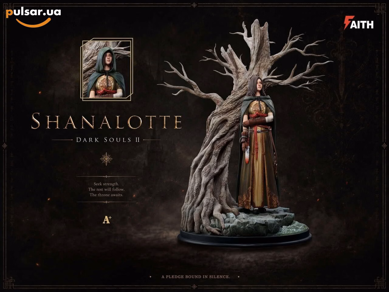 Оригінальна sci-fi фігурка  «FAITH Studio – Dark Souls II Shanalotte 1/6 Scale Resin Statue», фото 2