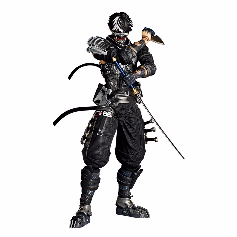 Оригинальная sci-fi фигурка «Revoltech Amazing Yamaguchi "NINJA GAIDEN 4" Yakumo», фото 2