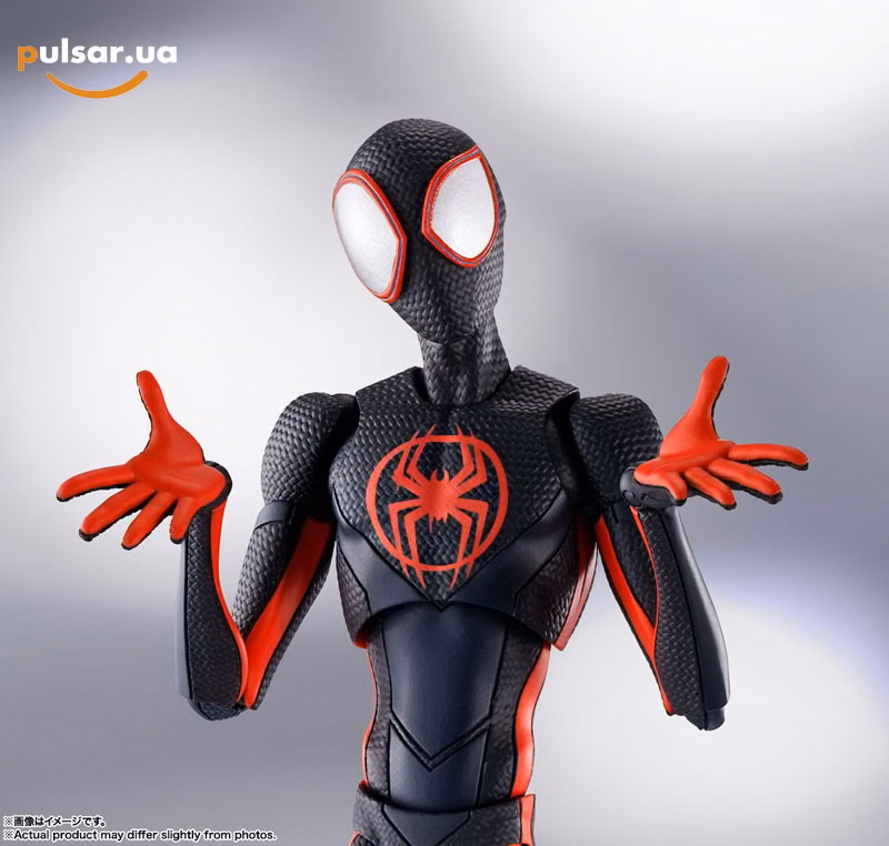 Оригинальная sci-fi фигурка «S.H.Figuarts Spider-Man (Miles Morales) (Spider-Man: Across the Spider-Verse)», фото 7