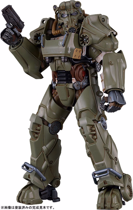 Оригинальная sci-fi фигурка «PLAMATEA Fallout Pre-war Military T-60 Power Armor Plastic Model», фото 15