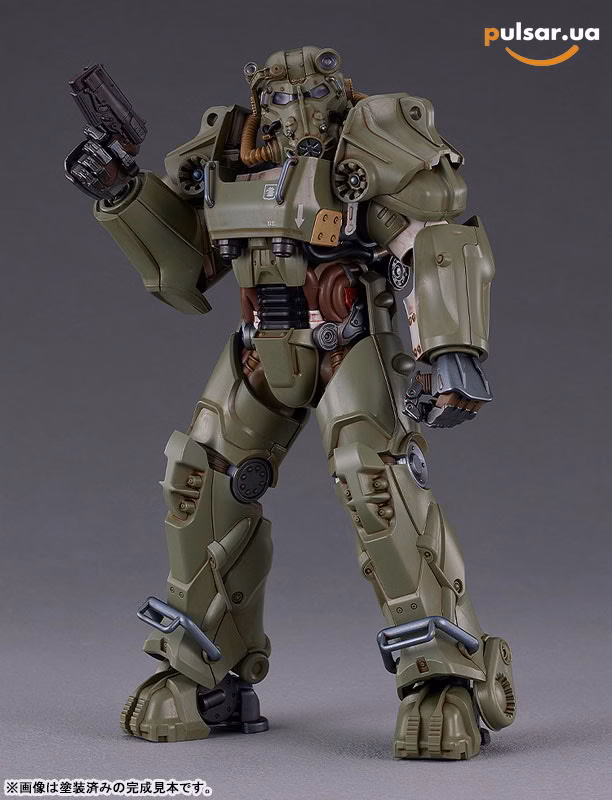 Оригинальная sci-fi фигурка «PLAMATEA Fallout Pre-war Military T-60 Power Armor Plastic Model»