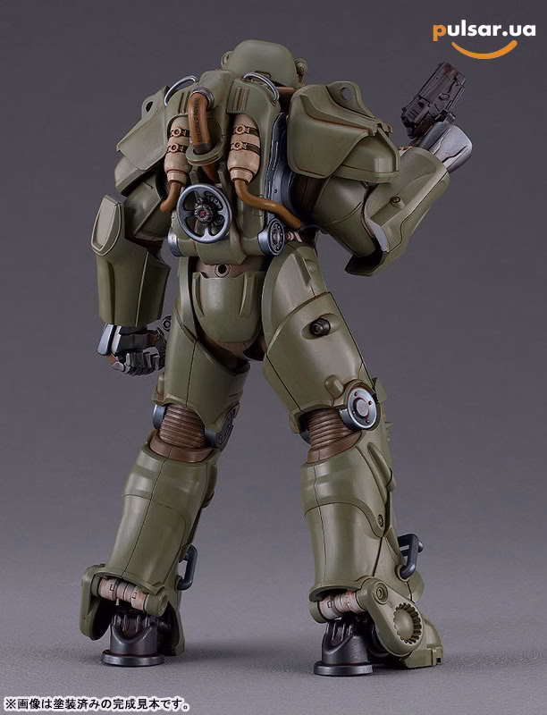 Оригинальная sci-fi фигурка «PLAMATEA Fallout Pre-war Military T-60 Power Armor Plastic Model», фото 7