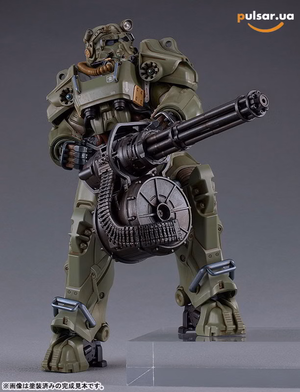 Оригинальная sci-fi фигурка «PLAMATEA Fallout Pre-war Military T-60 Power Armor Plastic Model», фото 10