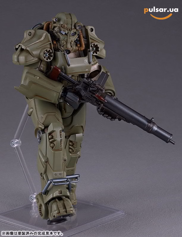 Оригинальная sci-fi фигурка «PLAMATEA Fallout Pre-war Military T-60 Power Armor Plastic Model», фото 11