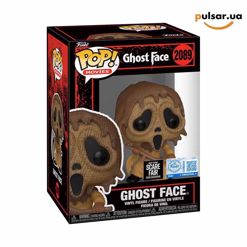 Вінілова фігурка «Funko POP! • Hot Topic Exclusive • Scream ◉ Ghost Face (Scarecrow Mask) № 2089»