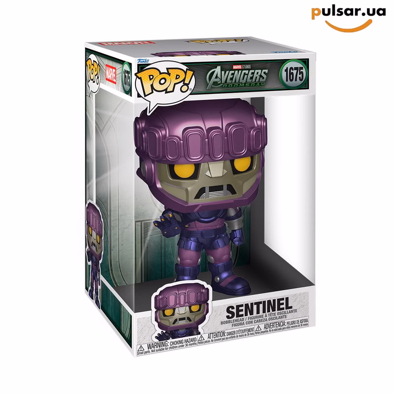 Вінілова фігурка  «Funko POP! • Jumbo  • Avengers: Doomsday  ◉ Sentinel (Doomsday) № 1675»