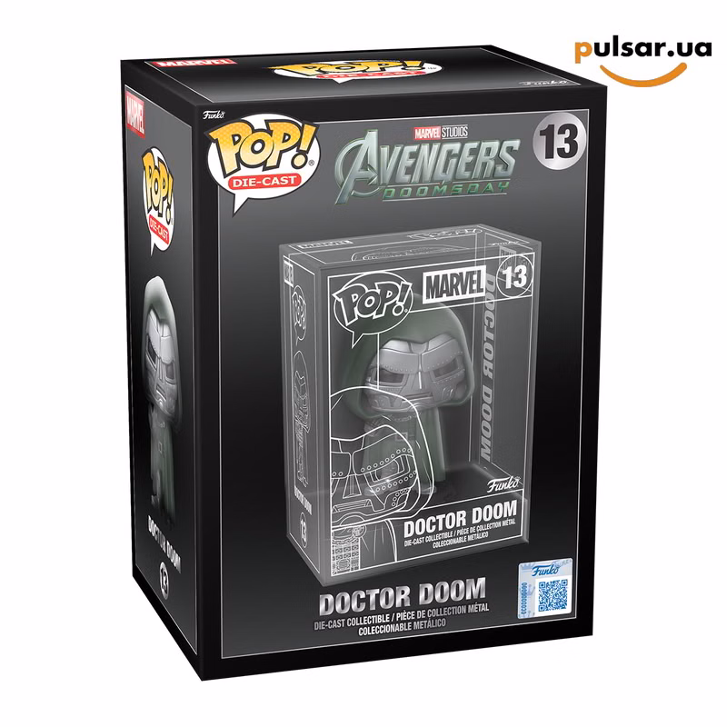 Вінілова фігурка  «Funko POP! • Die-Cast • Avengers: Doomsday  ◉ Doctor Doom (Doomsday) № 13», фото 3