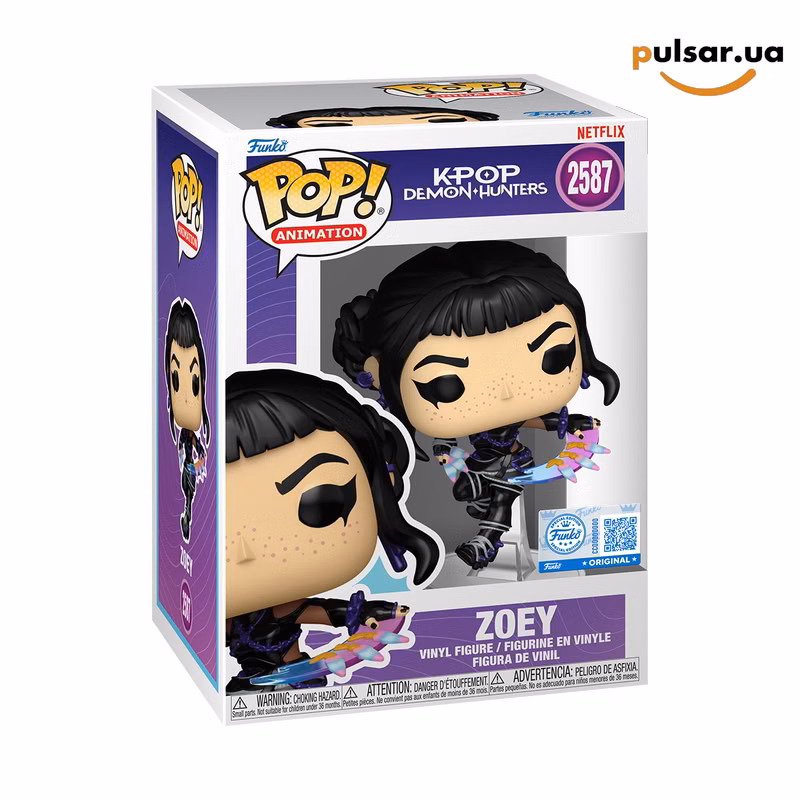 Вінілова фігурка «Funko POP! • • KPop Demon Hunters ◉ Zoey (HUNTR/X) № 2587»