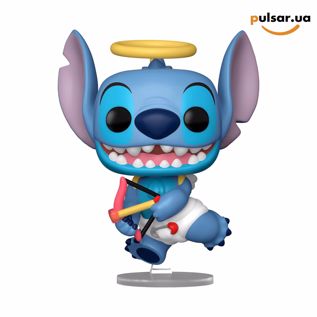 Вінілова фігурка «Funko POP! • Funko exclusive • Lilo & Stitch ◉ Stitch (Valentine) (Flocked) №1819», фото 2