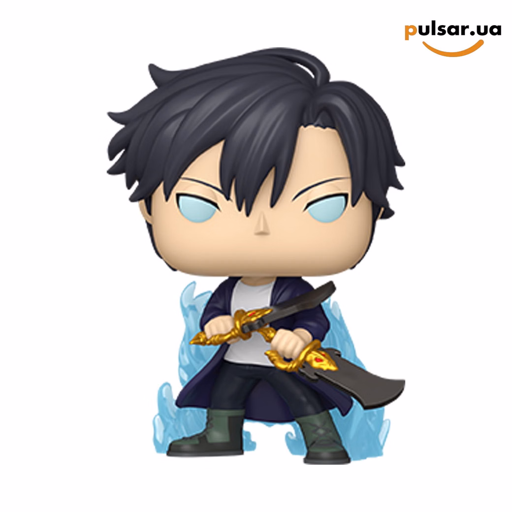 Вінілова фігурка «Funko POP! • Chalice Collectibles Exclusive • Solo Leveling ◉ Sung Jinwoo (Blue Aura) № 2496», фото 2