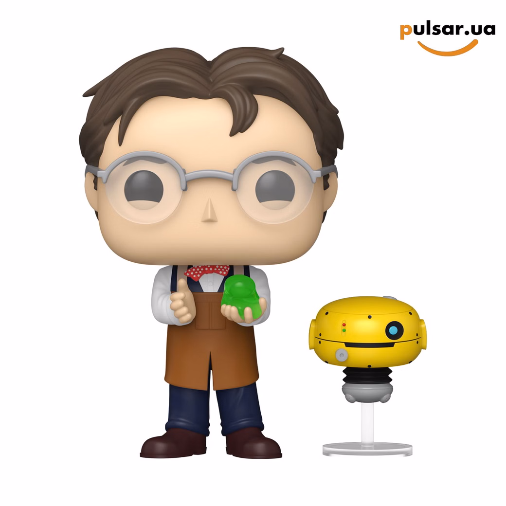 Вінілова фігурка «Funko POP! • • Flubber ◉ Professor Brainard with Weebo № 1833», фото 2