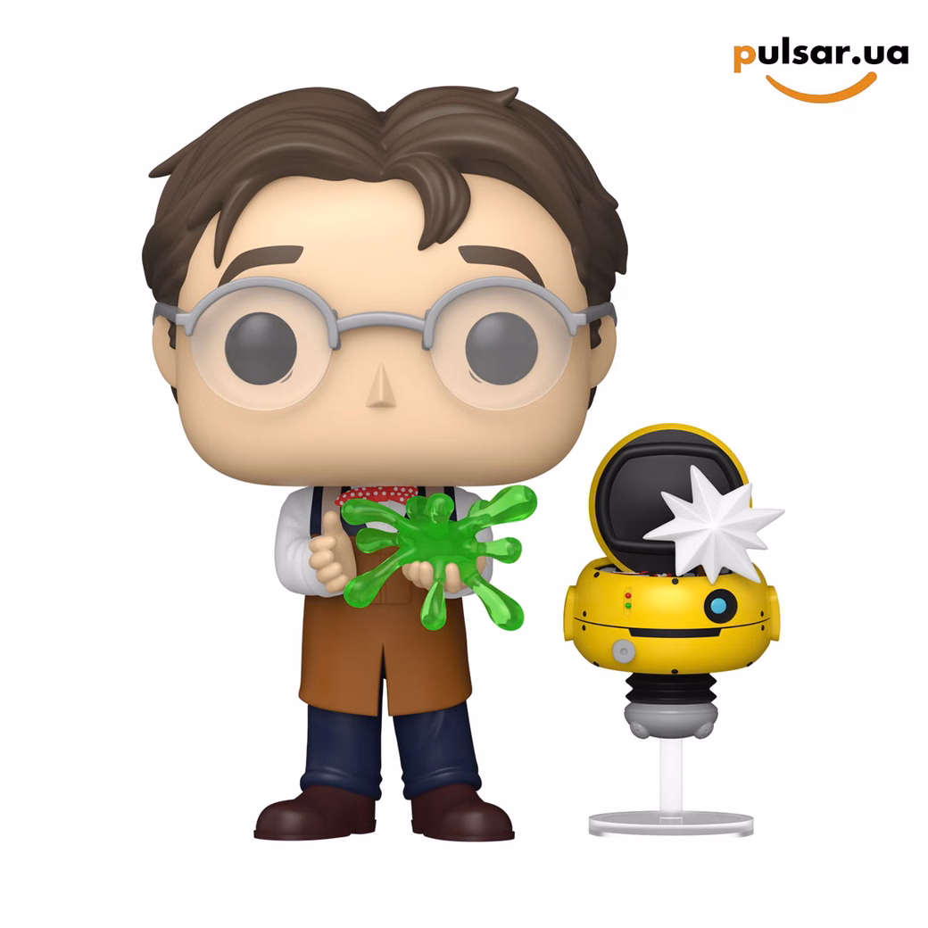 Вінілова фігурка «Funko POP! • • Flubber ◉ Professor Brainard with Weebo № 1833», фото 4