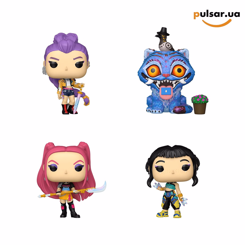 Вінілова фігурка «Funko POP! • 4-Pack • KPop Demon Hunters ◉ HUNTR/X № -», фото 2