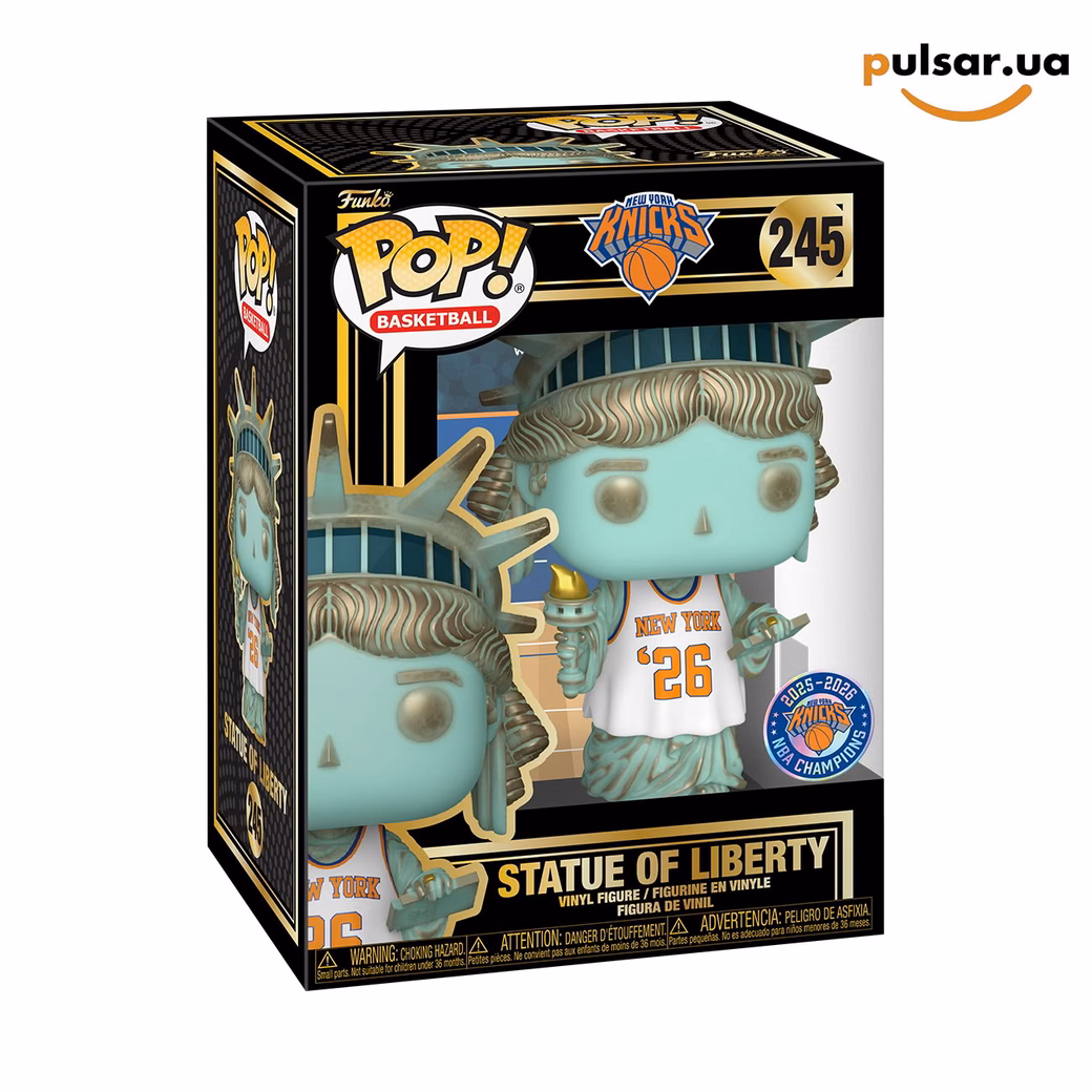 Вінілова фігурка «Funko POP! • Funko exclusive • • NBA’s New York Knicks ◉ Statue of Liberty № 245»