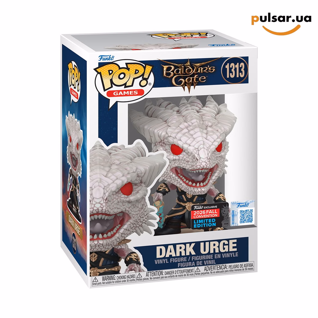 Вінілова фігурка «Funko POP! • New York Comic Con •• Baldur's Gate ◉ Dark Urge № 1313»