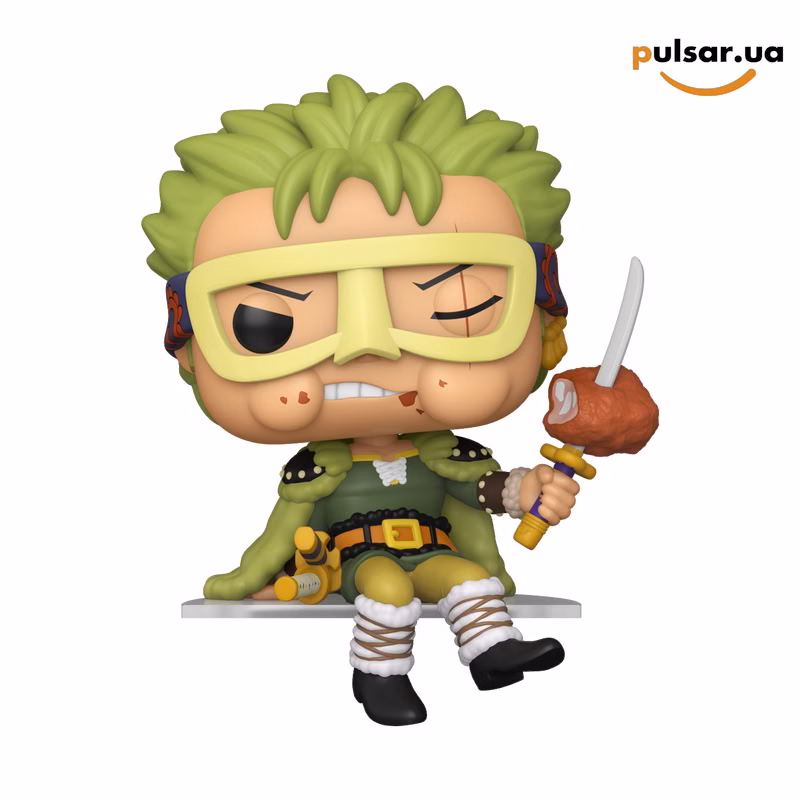 Вінілова фігурка «Funko POP! • • One Piece ◉ Roronoa Zoro (Shelf Sitter) № 2568», фото 2
