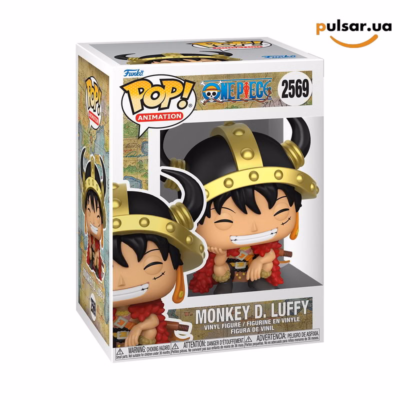 Вінілова фігурка  «Funko POP! • • One Piece  ◉ Monkey D. Luffy with Helmet) № 2569»