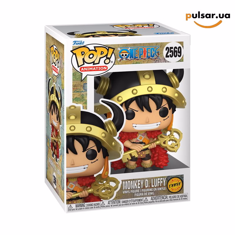 Вінілова фігурка  «Funko POP! • • One Piece  ◉ Monkey D. Luffy with Helmet) № 2569», фото 3