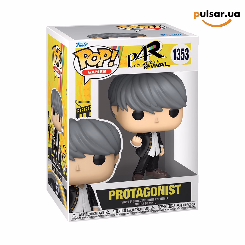 Вінілова фігурка «Funko POP! • • Persona ◉ Protagonist (Persona 4 Revival) № 1353»
