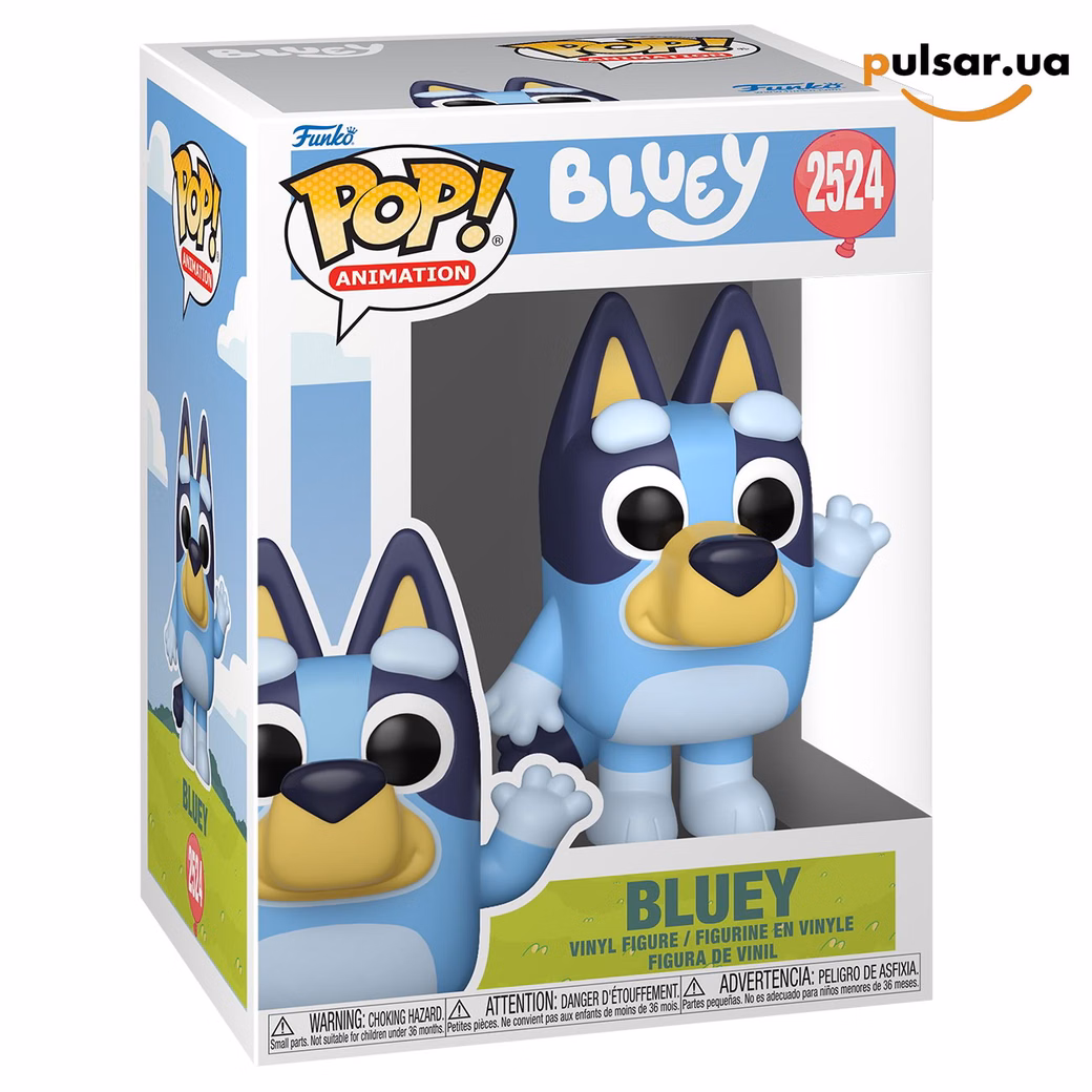 Вінілова фігурка «Funko POP! • • Bluey ◉ Bluey № 2524»