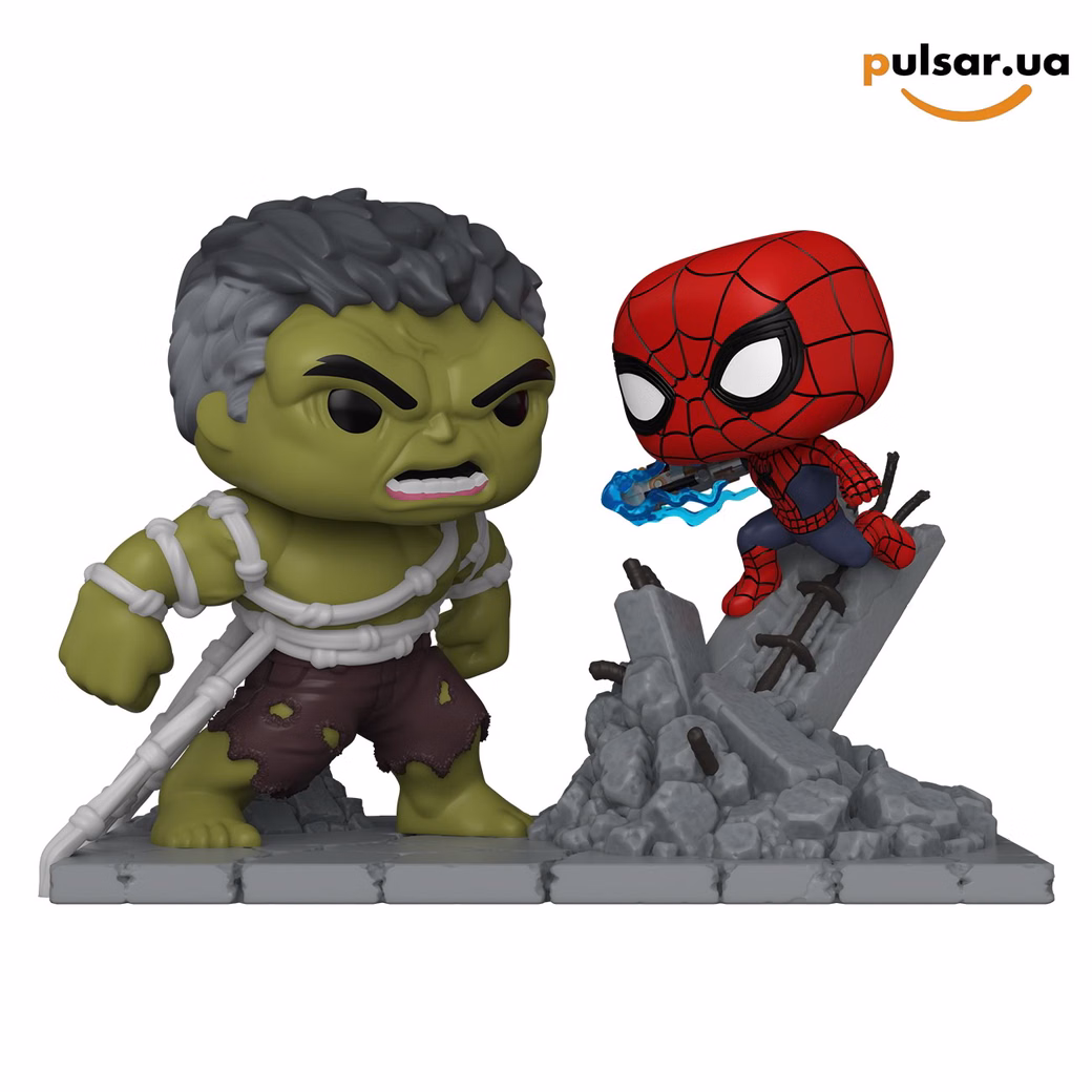 Вінілова фігурка «Funko POP! • Moment • Spider-Man: Brand New Day ◉ Spider-Man vs. Hulk № ???»