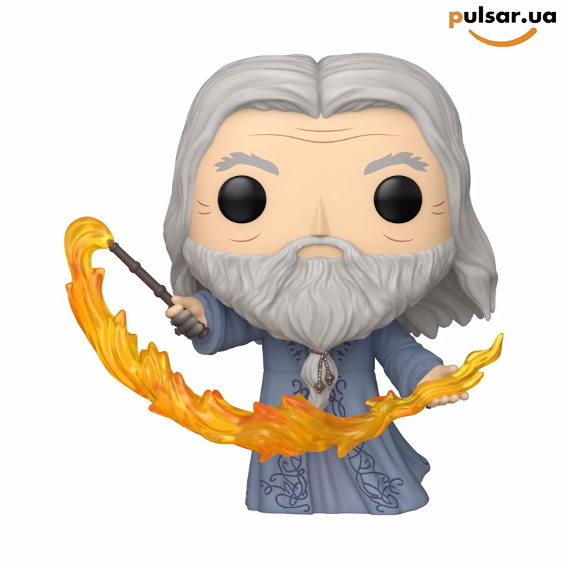Виниловая фигурка  «Funko POP! • • Harry Potter ◉ Albus Dumbledore (Flames) № 212», фото 2