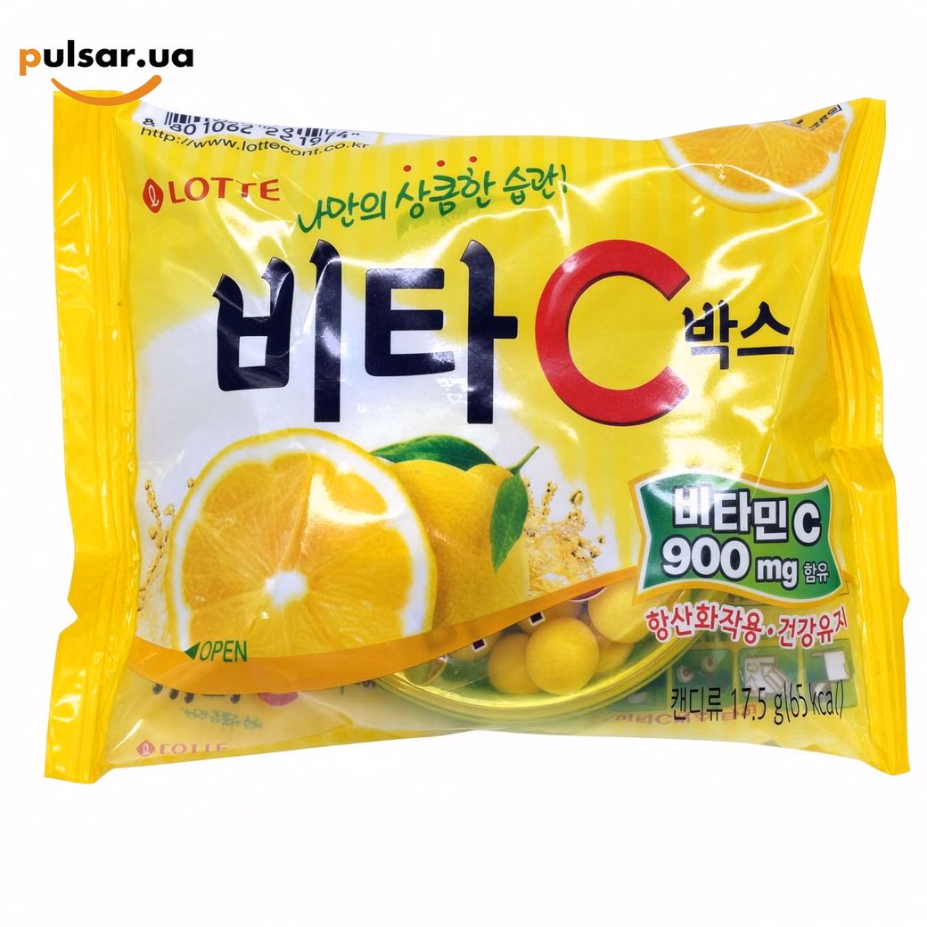Цукерки «Lotte Vita C Box Vitamin C Candy»