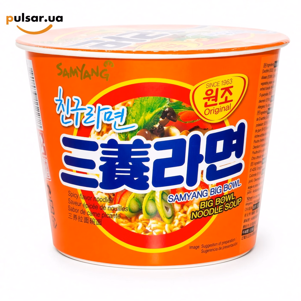 Локшина «Samyang Original Ramen Big Bowl 115 g»