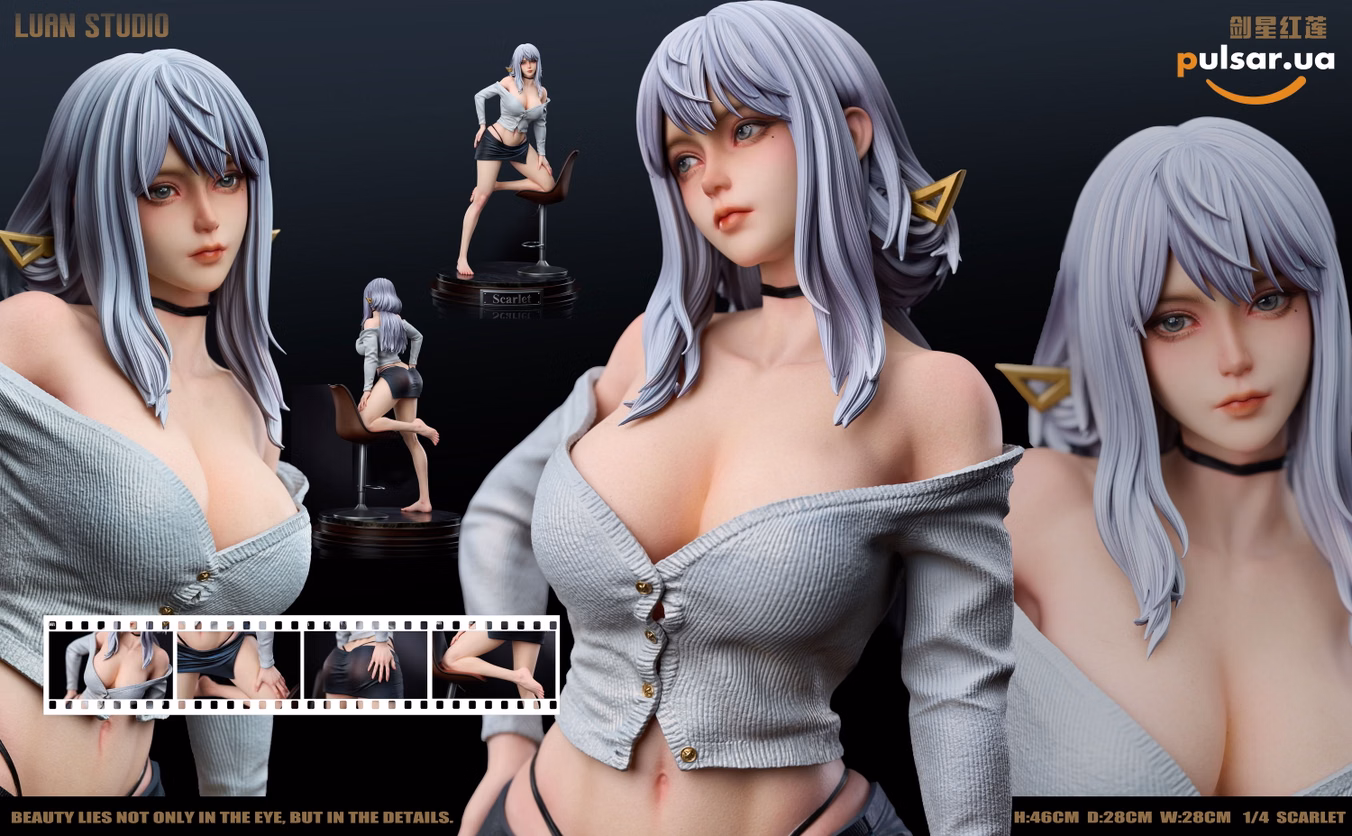 Оригінальна аніме фігурка «1/4 Scale Scarlet-Goddess of Victory: Nikke-LUNA Studio», фото 7