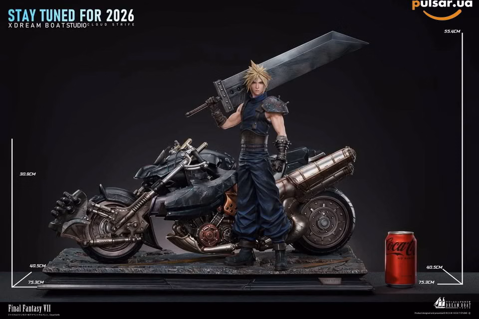 Оригінальна аніме фігурка «1/4 Scale Cloud-(FF7) Final Fantasy-Dream Boat Studio», фото 7