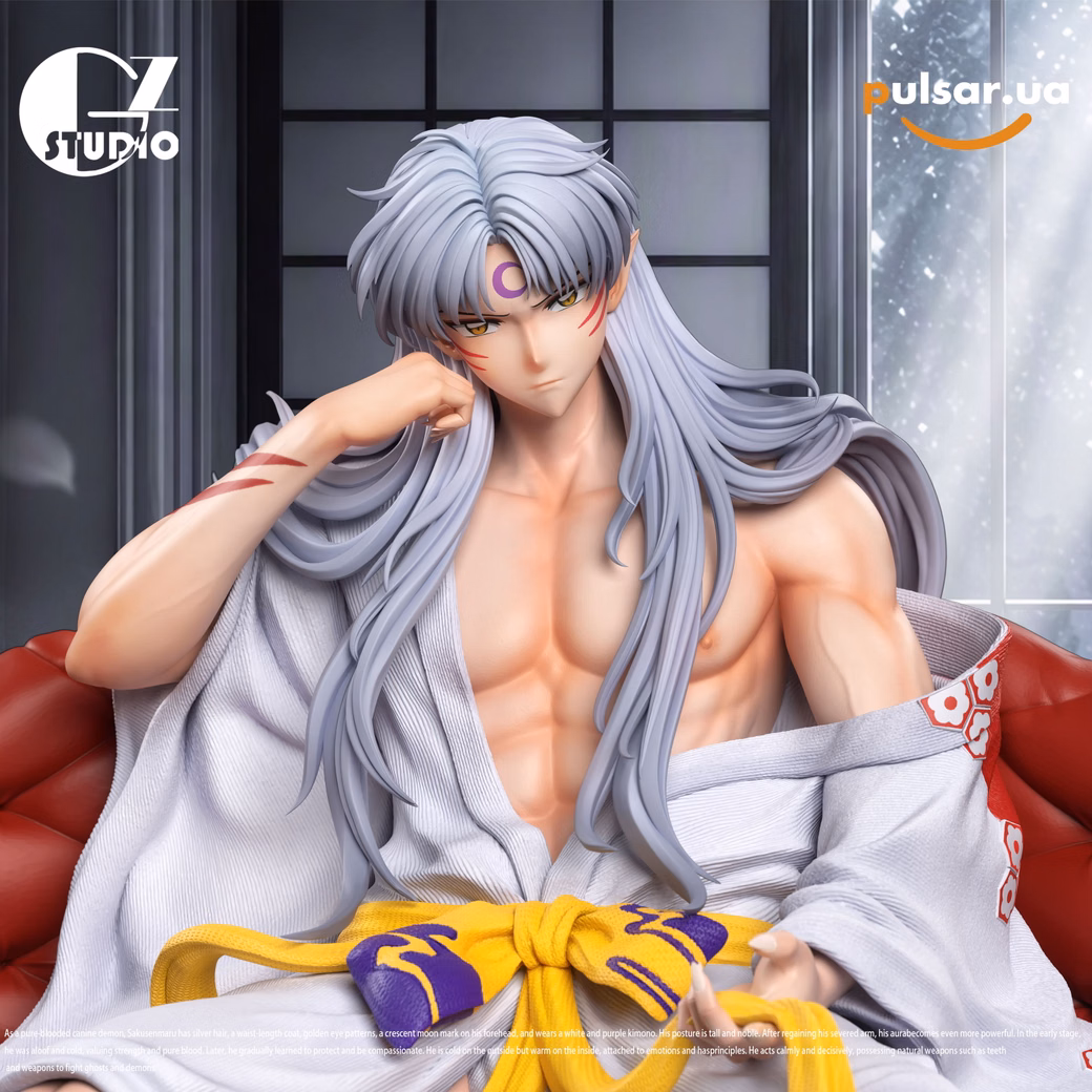 Оригінальна аніме фігурка «1/6 Scale Sesshomaru-InuYasha-GZ Studio», фото 5