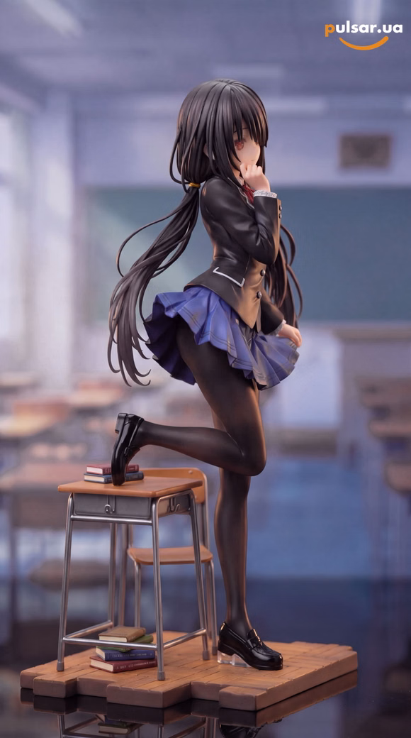Оригінальна аніме фігурка «1/6 Scale School Uniform Tokisaki Kurumi-DATE A LIVE-Candy Studio», фото 3