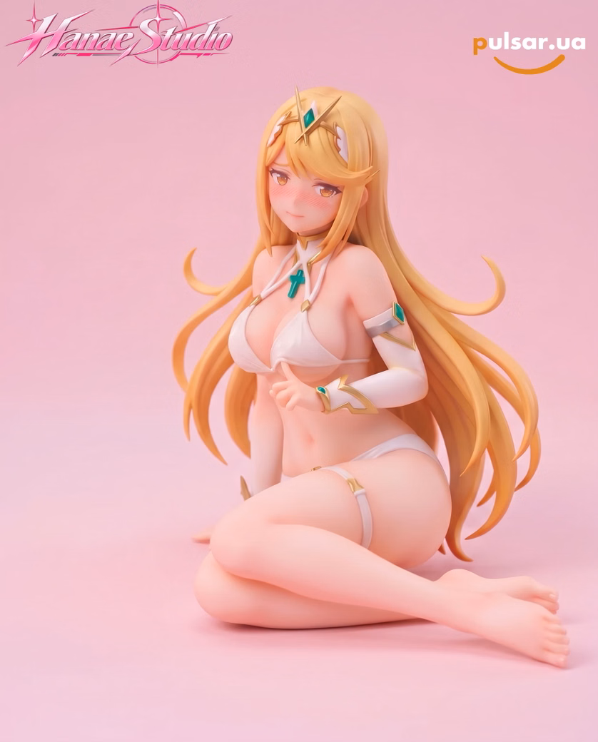 Оригінальна аніме фігурка «1/6 Scale Swimming Suit Mythra and Pyra-Xenoblade Chronicles 2-Hanae Studio», фото 3