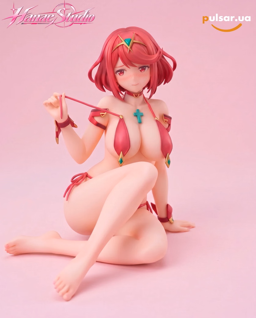 Оригінальна аніме фігурка «1/6 Scale Swimming Suit Mythra and Pyra-Xenoblade Chronicles 2-Hanae Studio», фото 7