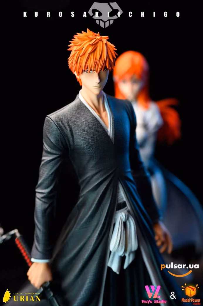 Оригинальная аниме фигурка  «1/6 Scale Kurosaki Ichigo-Bleach-WoYo × Model Power Studio», фото 2