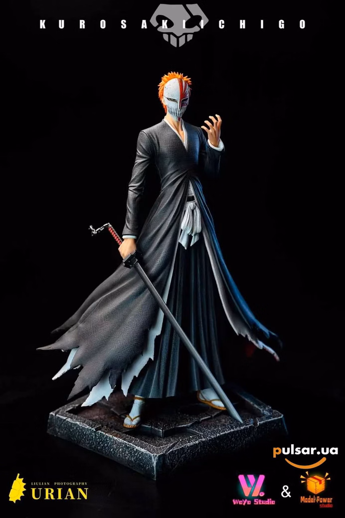 Оригинальная аниме фигурка  «1/6 Scale Kurosaki Ichigo-Bleach-WoYo × Model Power Studio»