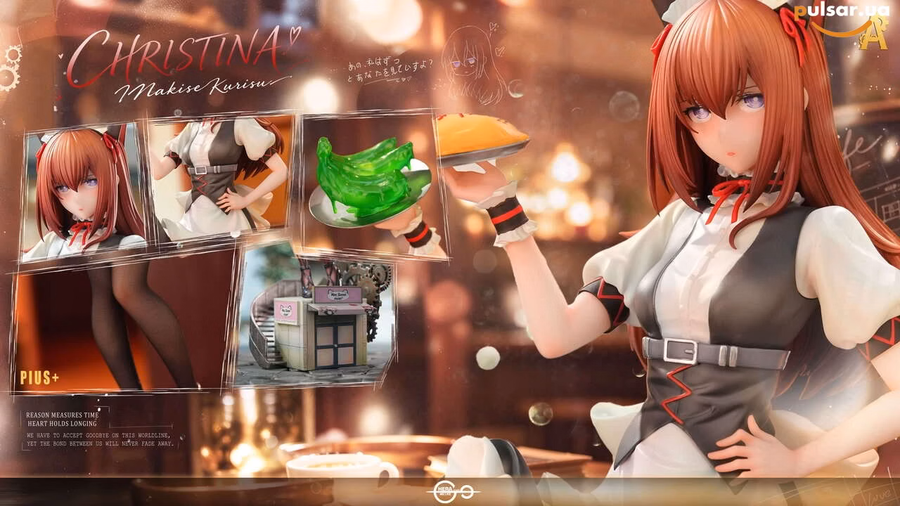 Оригінальна аніме фігурка «1/6 Scale Makise Kurisu MayQueen-Steins Gate-HeRa Studio», фото 4