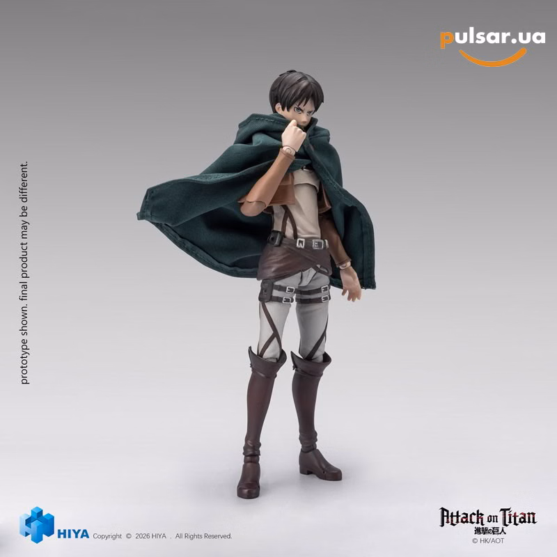 Оригінальна аніме фігурка «Attack on Titan 1/12 Action Figure Eren Yeager», фото 5