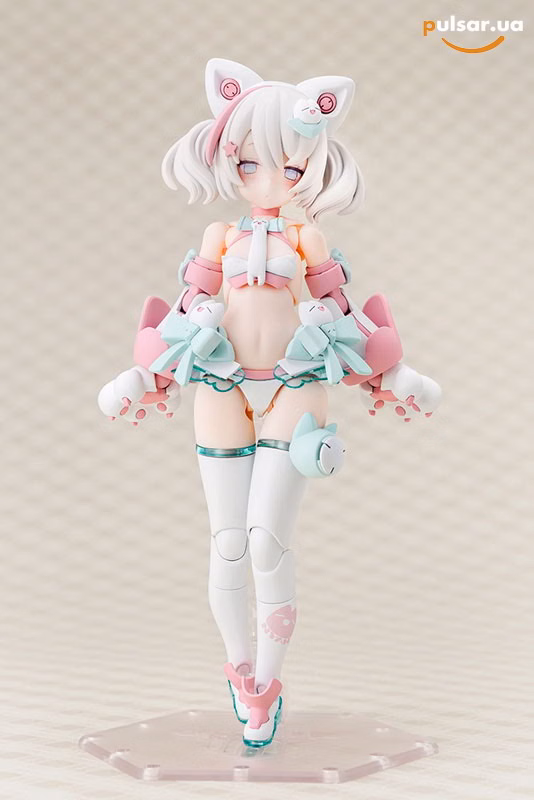 Оригінальна аніме фігурка «Megami Device PUNI*MOFU SHIRO MAO 1/1 Plastic Model», фото 2