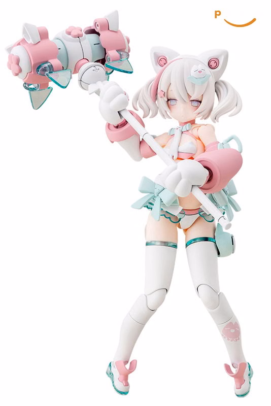 Оригінальна аніме фігурка «Megami Device PUNI*MOFU SHIRO MAO 1/1 Plastic Model», фото 13